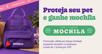 Contrate e ganhe mochila pet