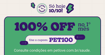 100% OFF na primeira mensalidade