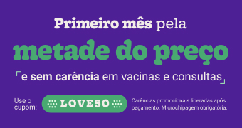 50% off na primeira mensalidade