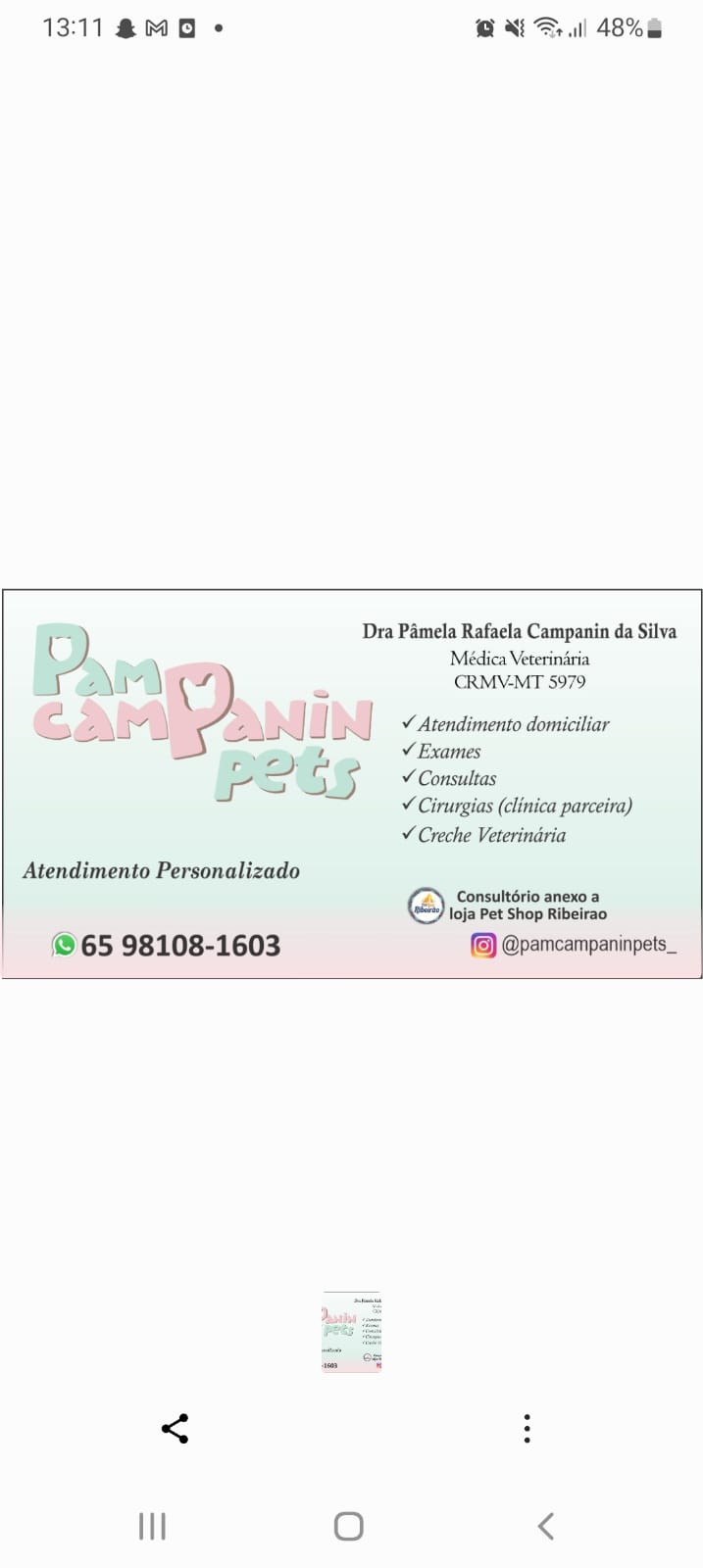 Pam Pets, Consultório em Cuiabá