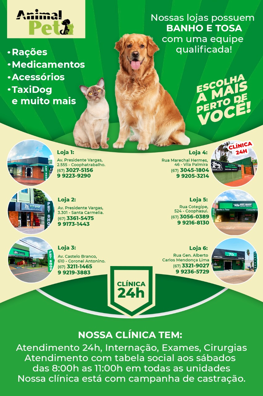 Avatar do(a) Animal Pet - Unidade 5 - 24h