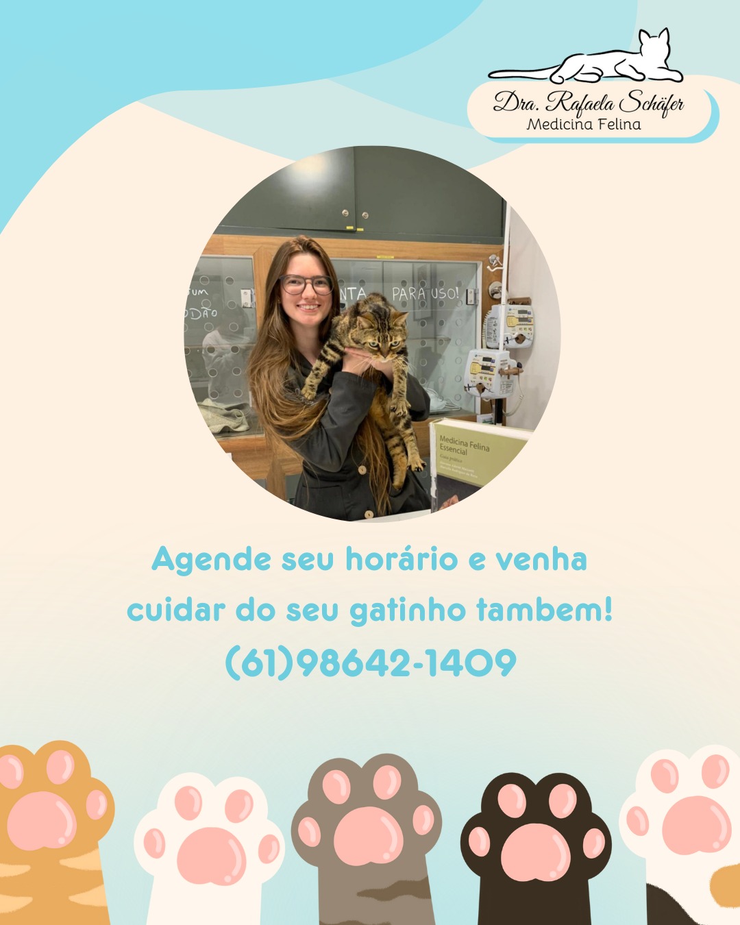Dra. Rafaela Glasenapp, Felinos em Brasília
