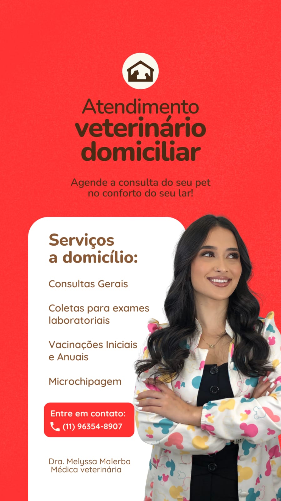 Malerba Medicina Veterinaria LTDA, Veterinário a Domicílio em Mauá