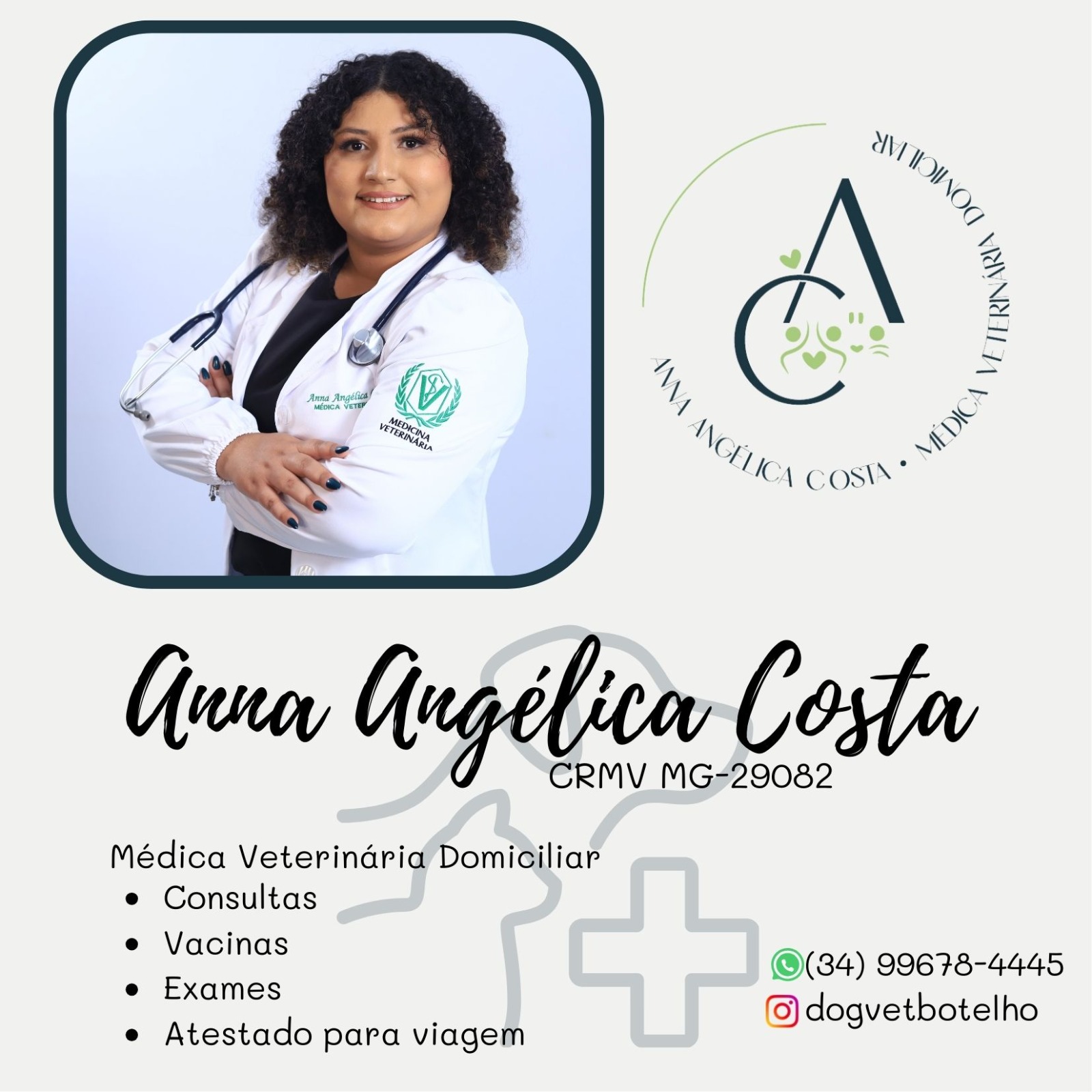 Dra. Anna Angélica, Veterinário a Domicílio em Uberlândia